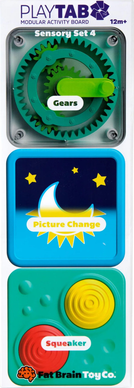 Play Tab Activity Square Set 4-by-Fat Brain Toys