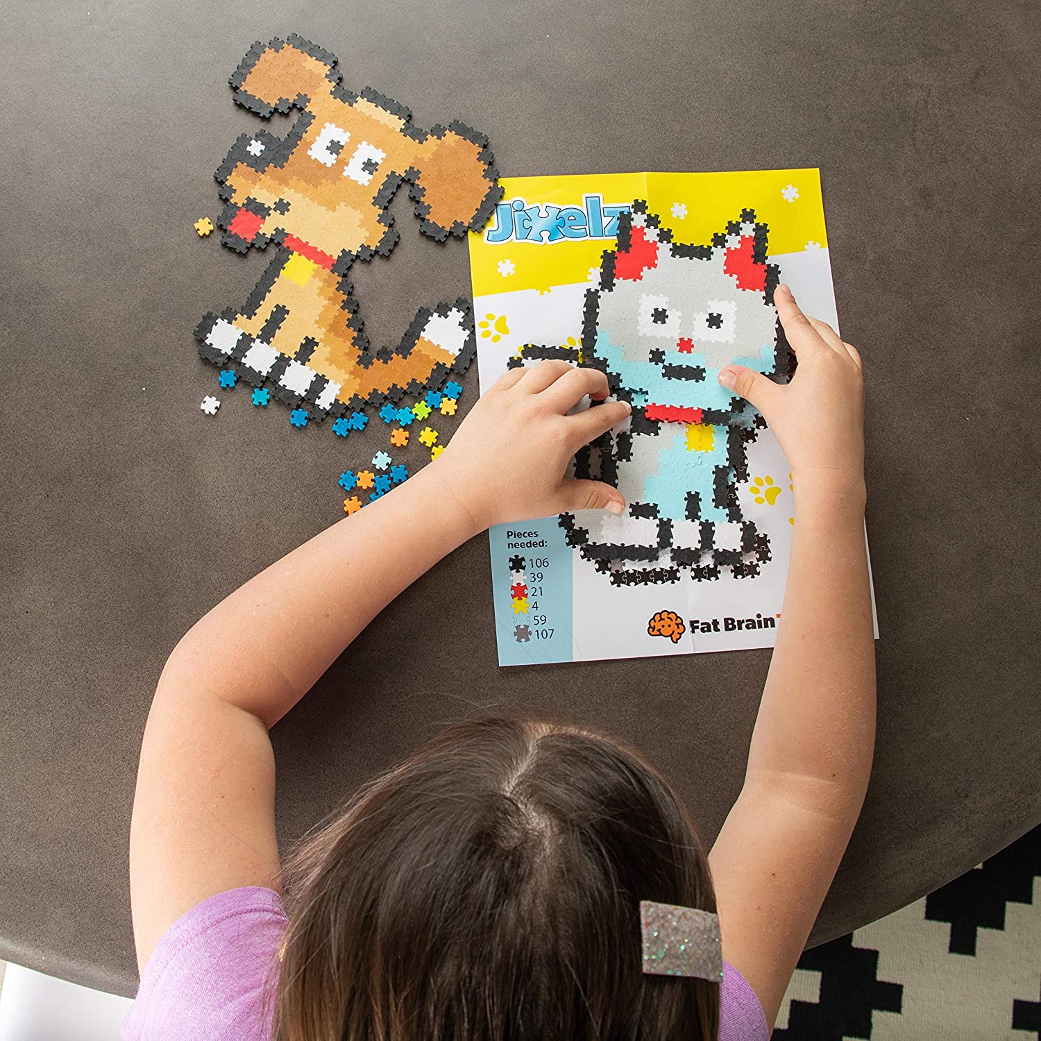 Playful Pets 700pc Jixelz Set by Fat Brain Toys 2