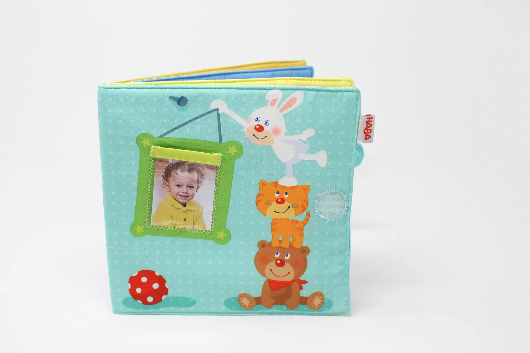 Playmates Soft Fabric Baby Photo Album-by-Haba