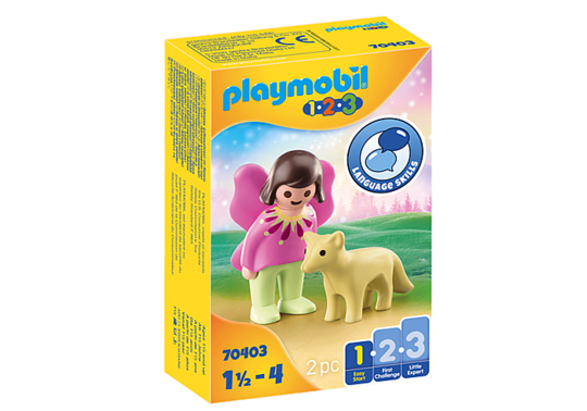 Playmobil 123 Fairy Friend with Fox by Playmobil