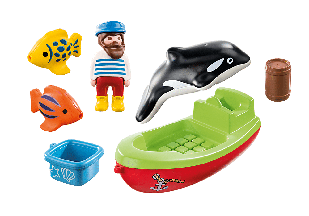 Playmobil 123 Fisherman With Boat by Playmobil 1