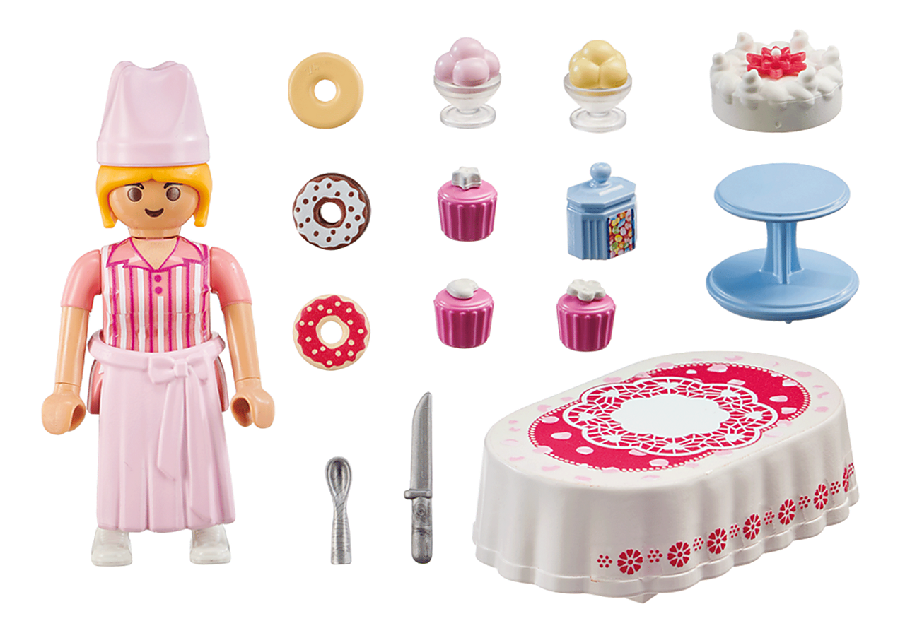 Playmobil Baker with Dessert Table by Playmobil 1