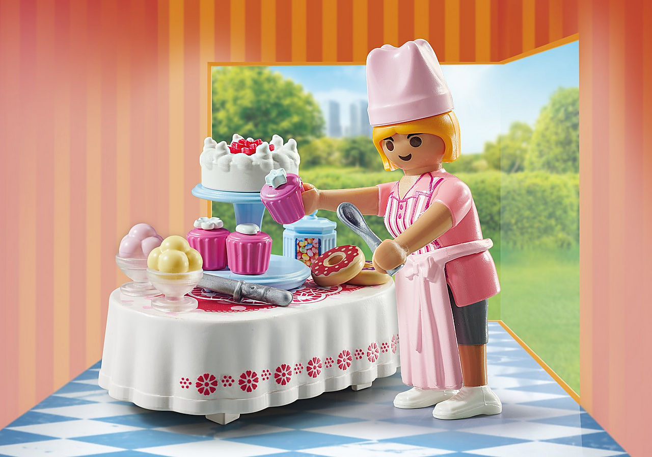 Playmobil Baker with Dessert Table by Playmobil 2