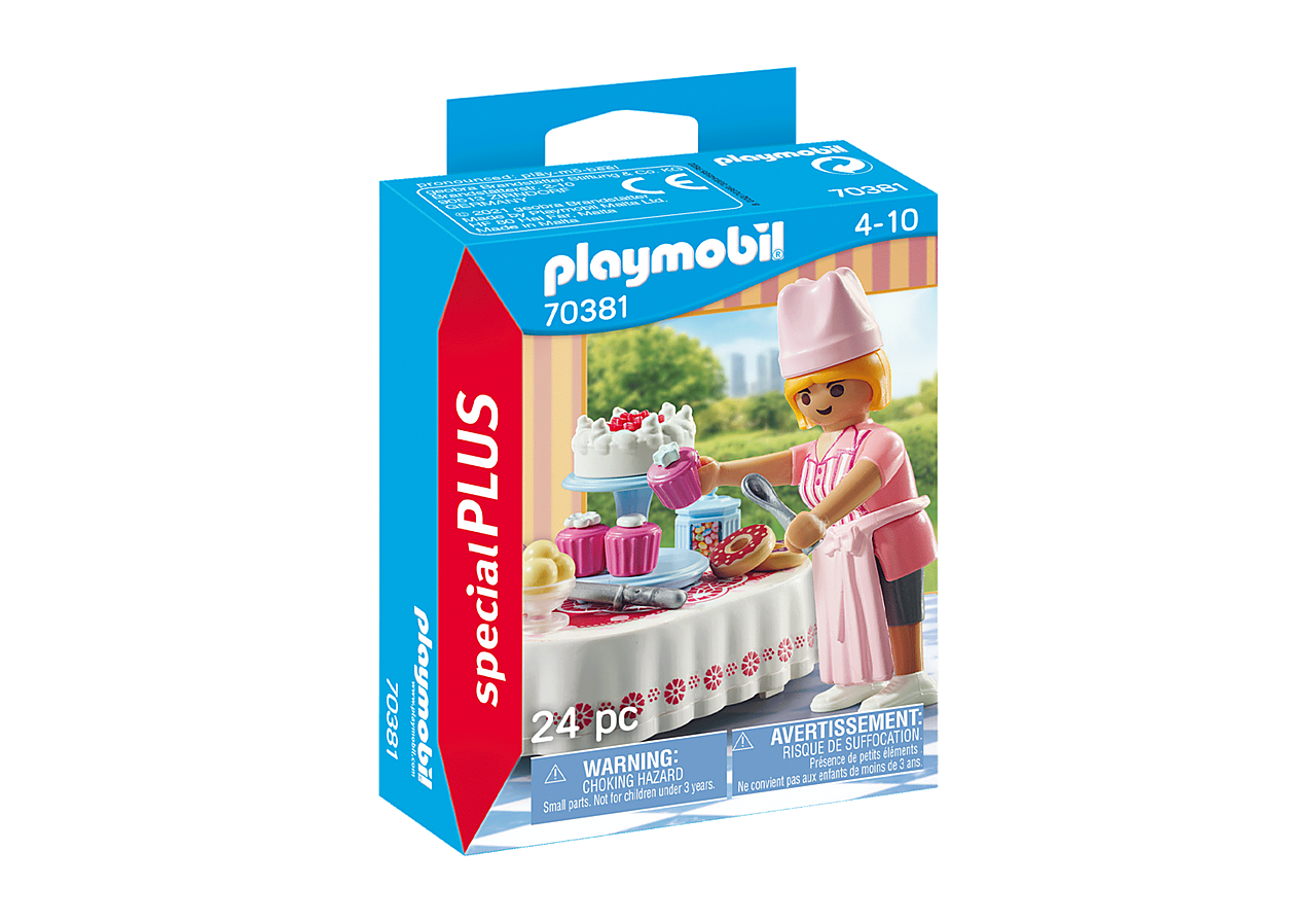 Playmobil Baker with Dessert Table by Playmobil