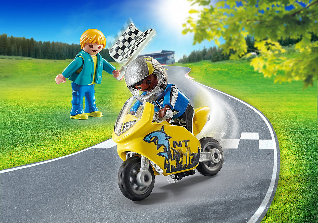 Playmobil Boys with Motorcycle by Playmobil 2