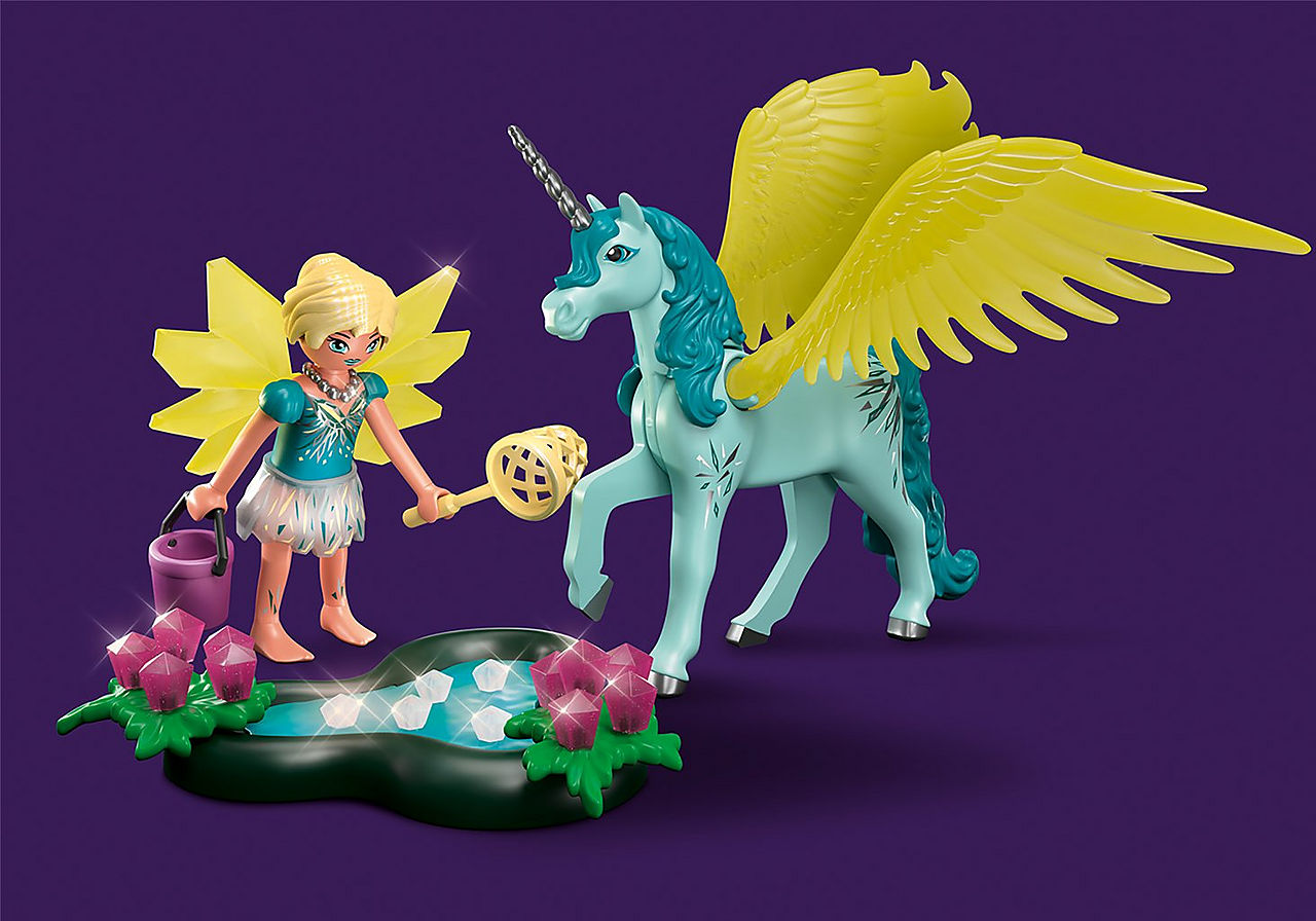 Playmobil Crystal Fairy with Unicorn by Playmobil 2
