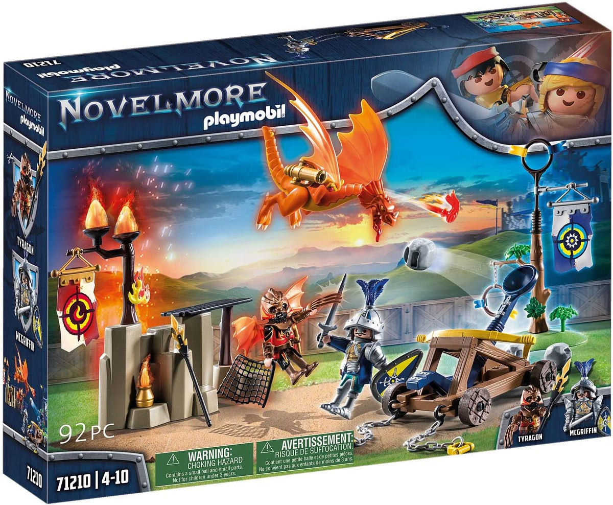 Figurine Playmobil Chevalier De Novelmore Et Dragon Noir - Neuf Sous Blister