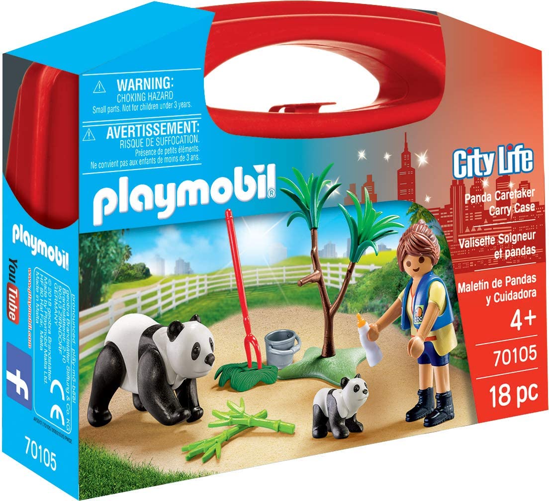 Playmobil Panda Caretaker Carry Case by Playmobil