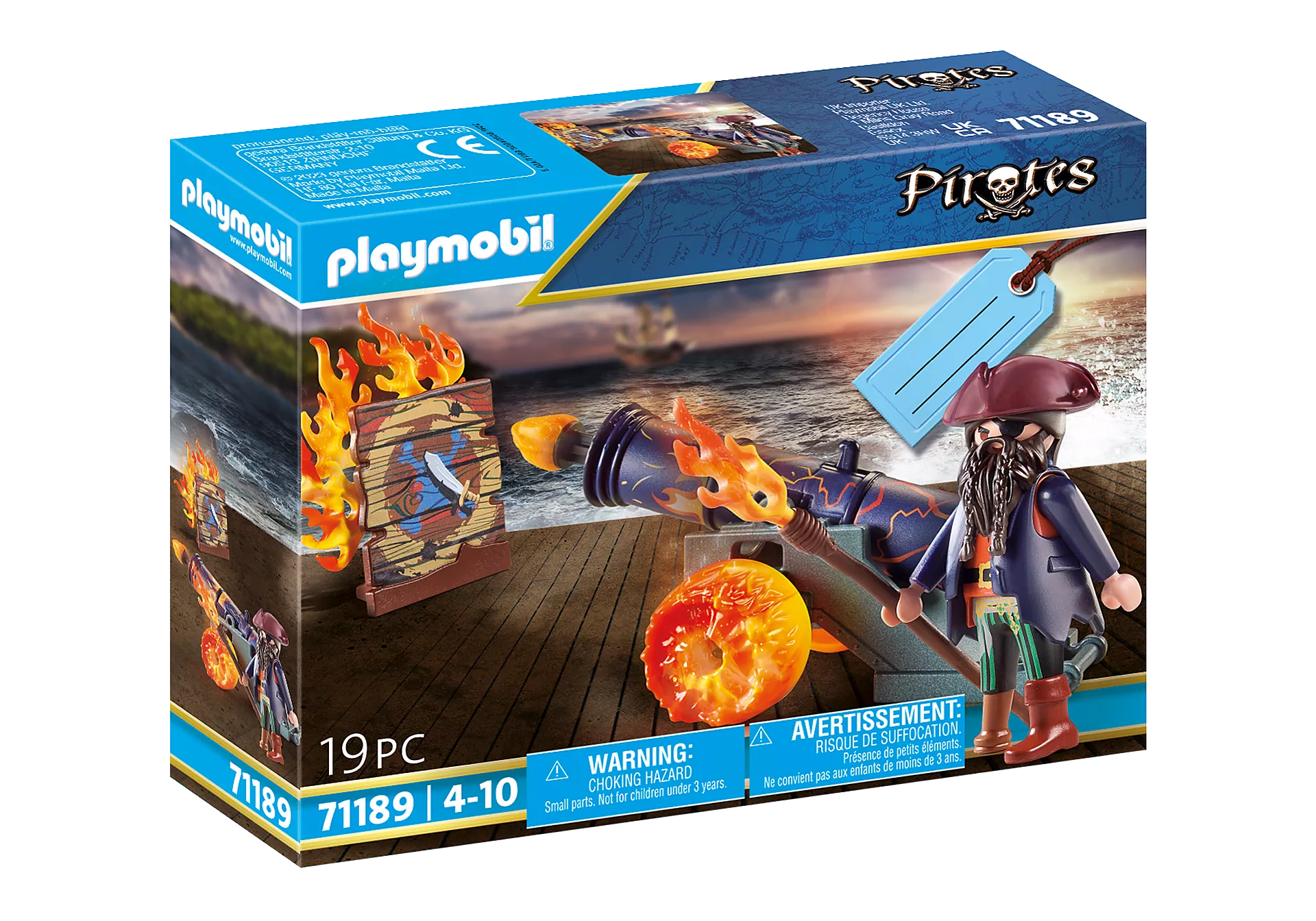 Playmobil Pirate with Cannon Gift Set-by-Playmobil