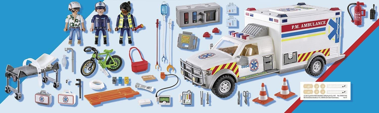 Playmobil Rescue Vehicles Ambulance with Lights and Sound by Playmobil 5