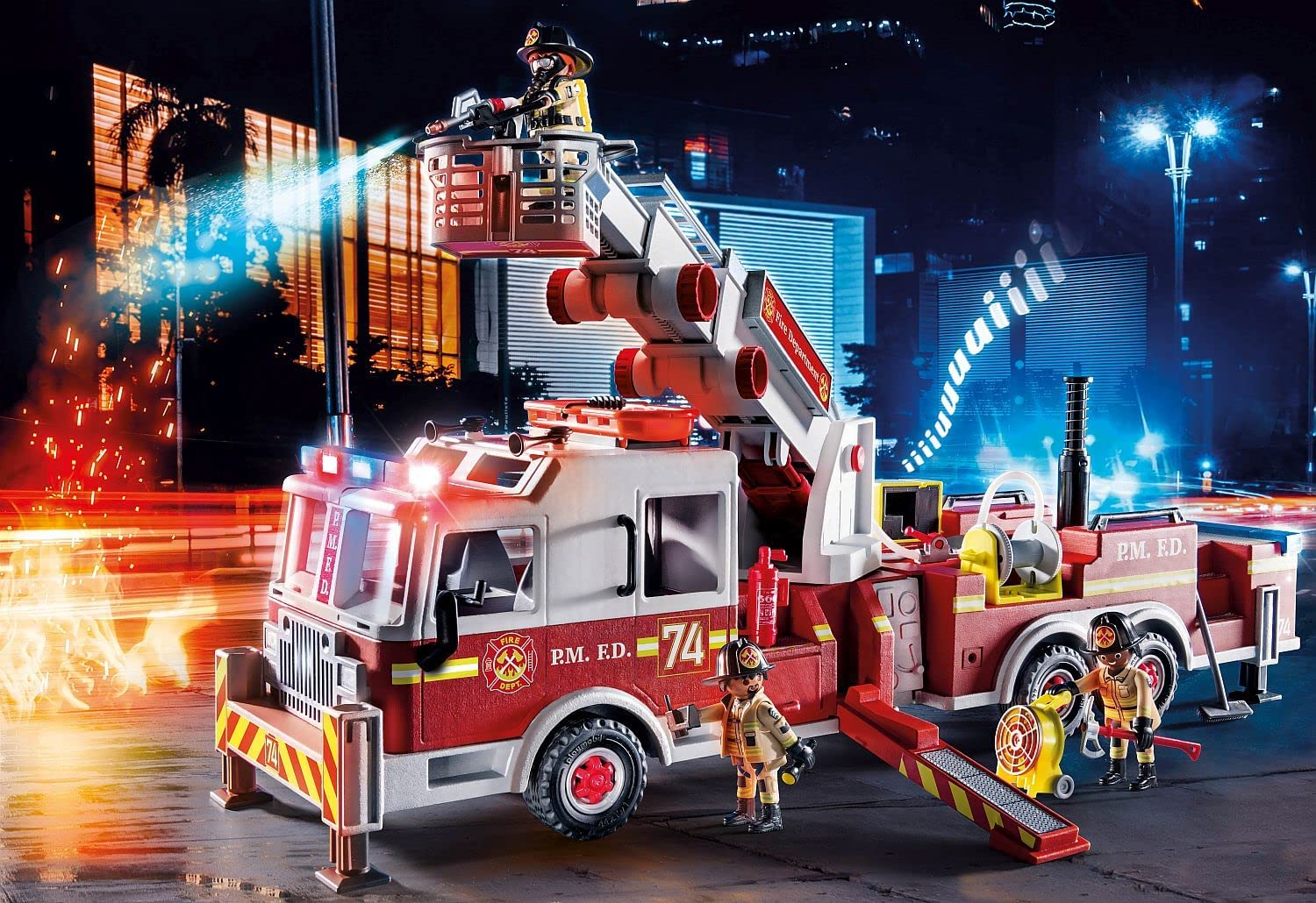 Playmobil Rescue Vehicles Fire Engine with Tower Ladder by Playmobil 1