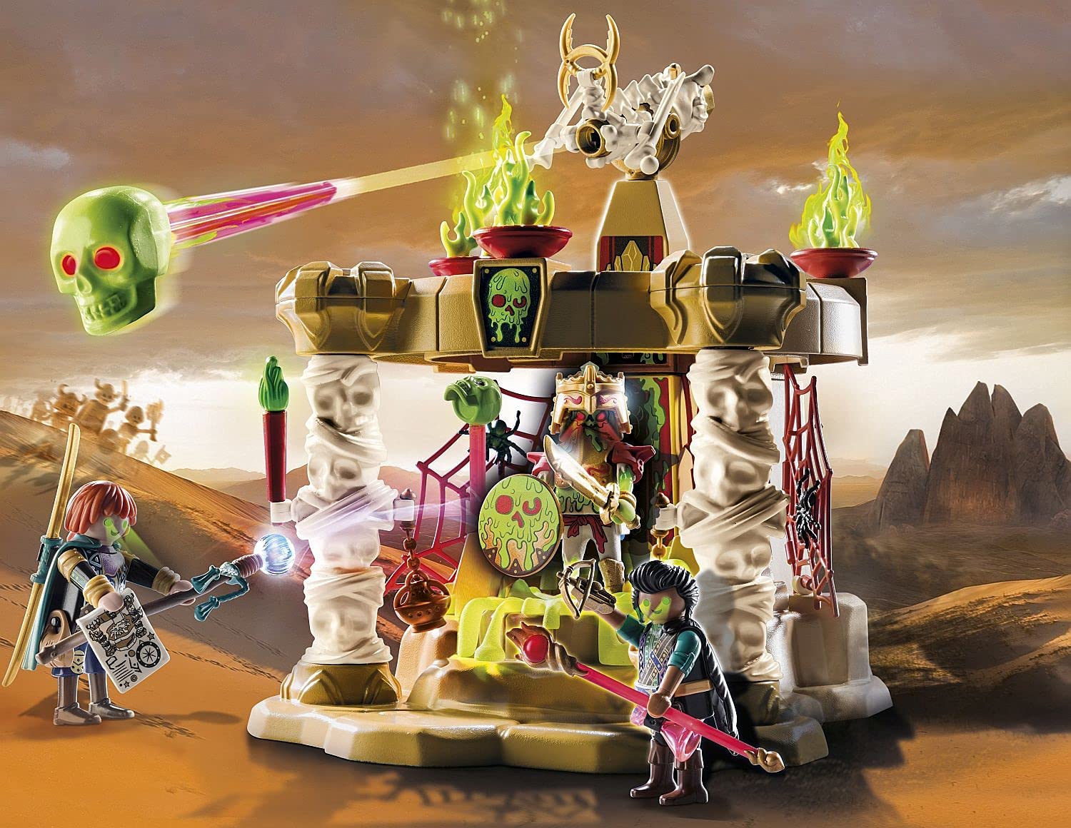 Playmobil Salahari Sands Skeleton Army Temple by Playmobil 2