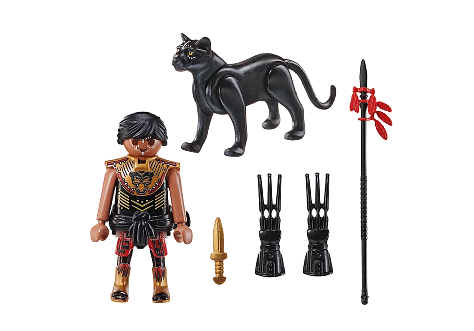 Playmobil Warrior with Panther by Playmobil 2