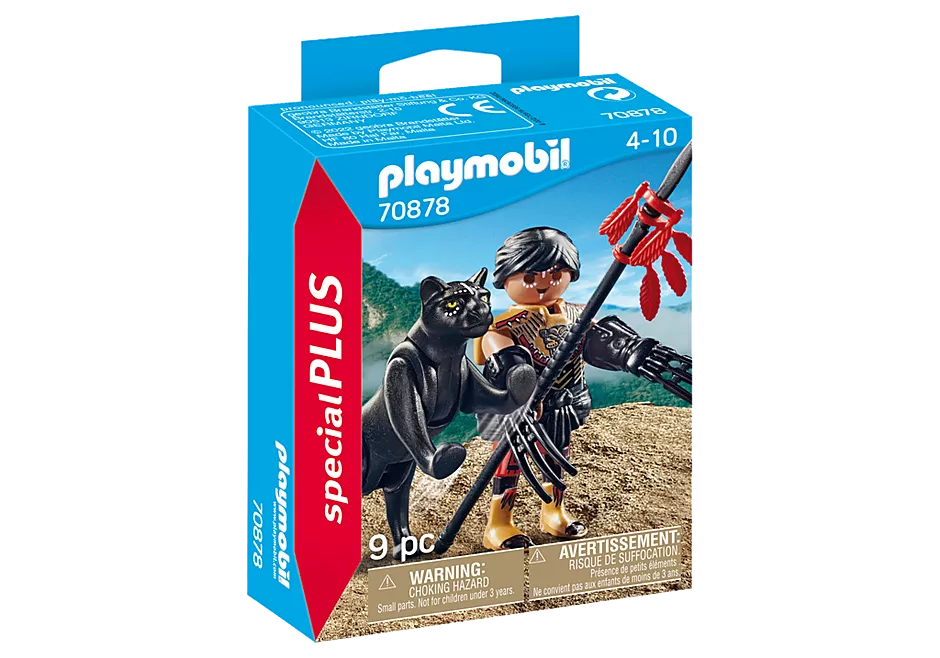 Playmobil Warrior with Panther by Playmobil