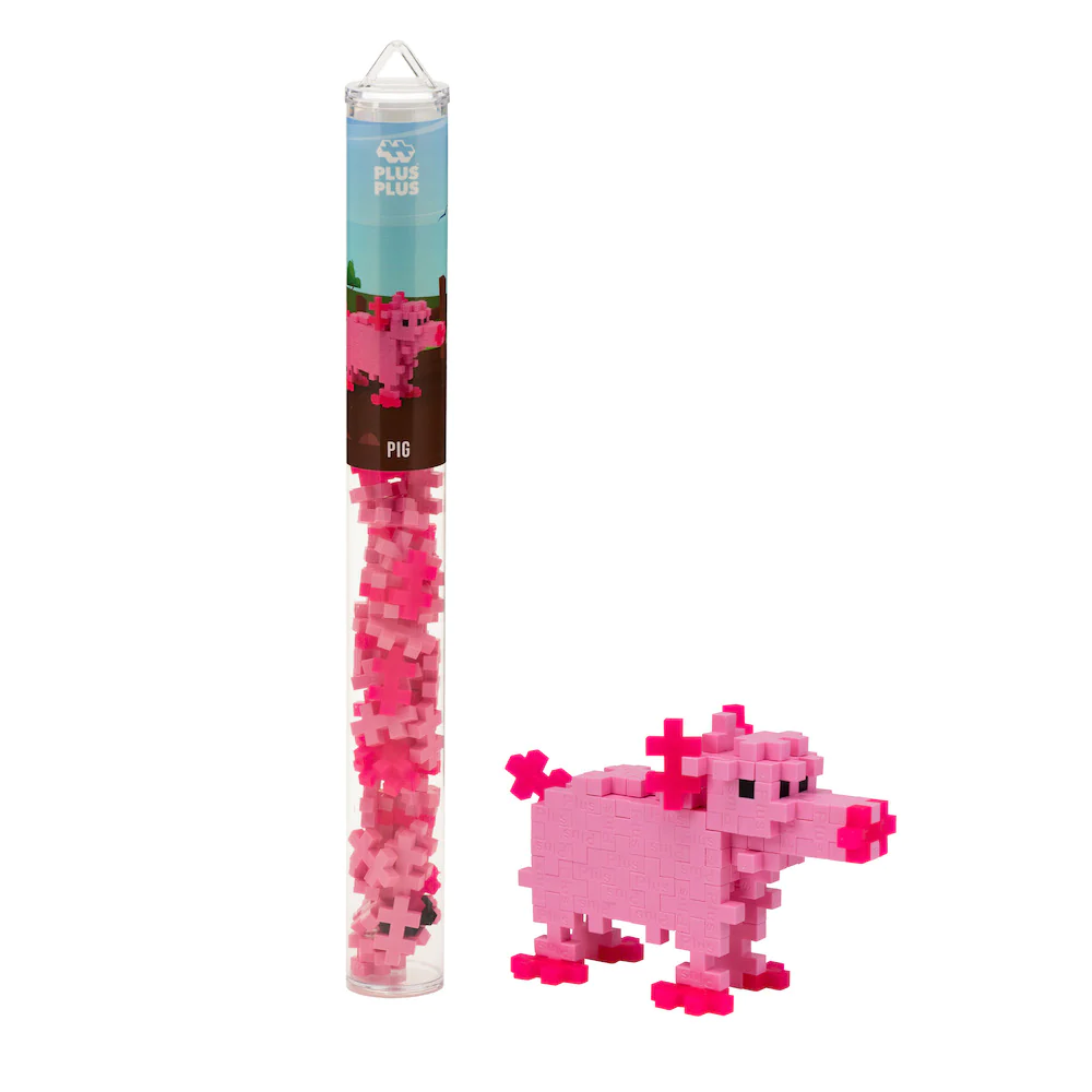 Plus Plus Tube - Pig-by-Plus Plus
