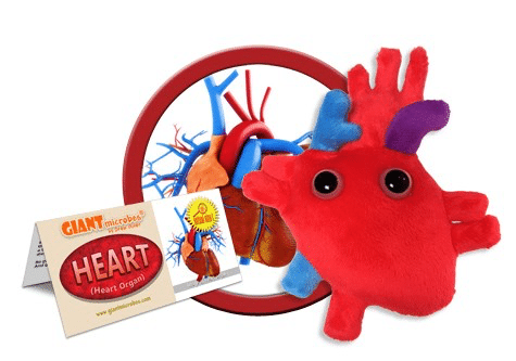Plush Heart by Giant Microbes
