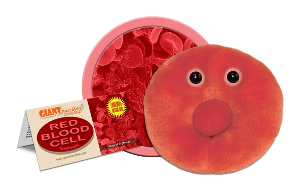 Plush Red Blood Cell by Giant Microbes