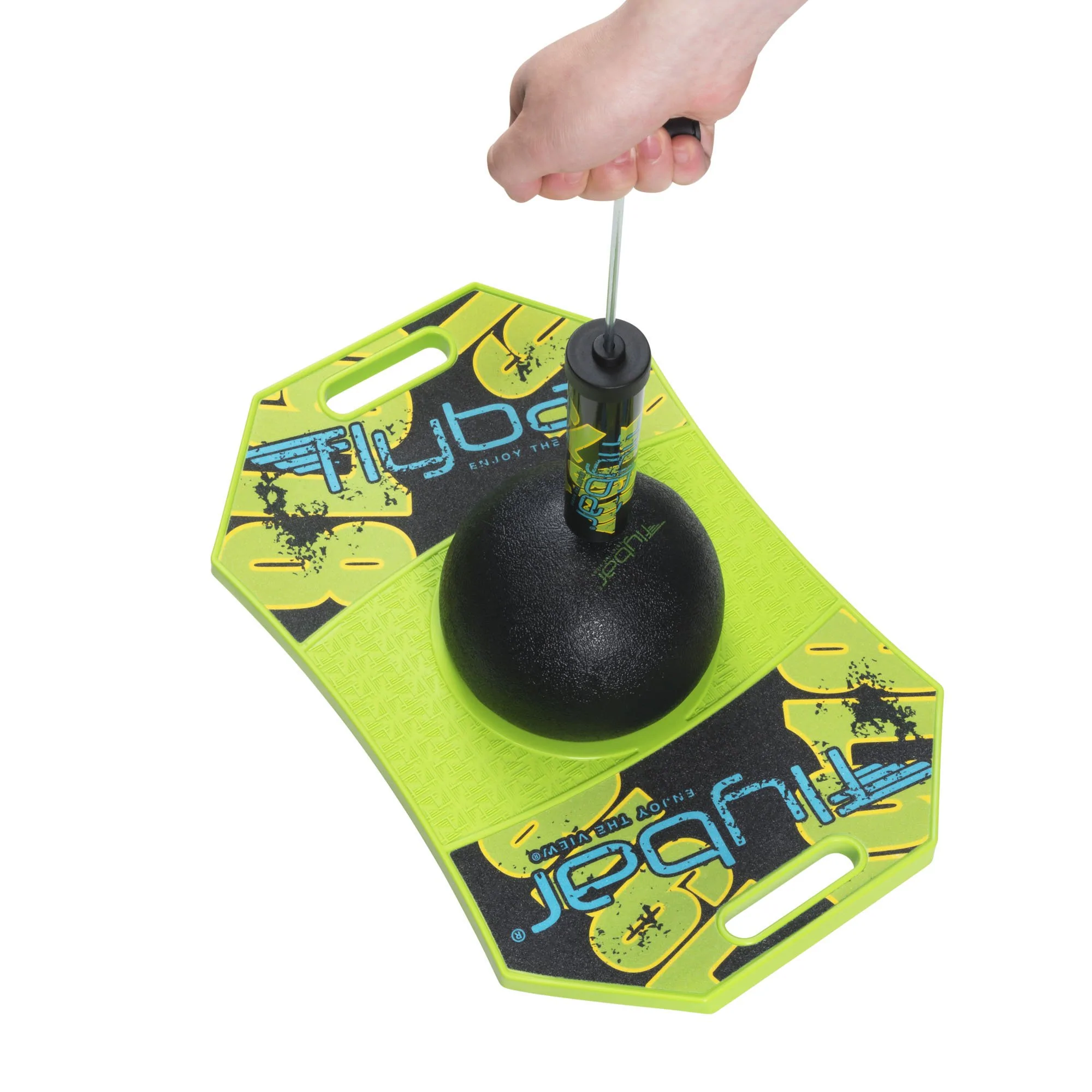 Pogo Ball Trick Board Green Mean by Flybar 2