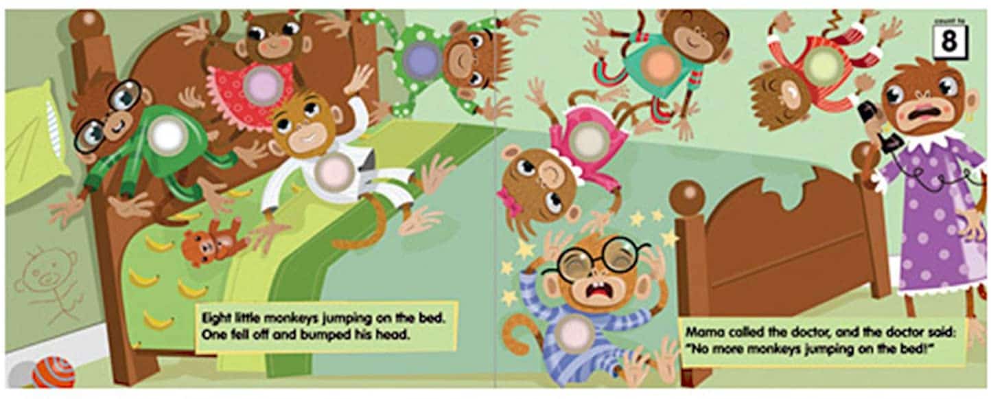 Poke A Dot 10 Little Monkeys by Melissa Doug 1