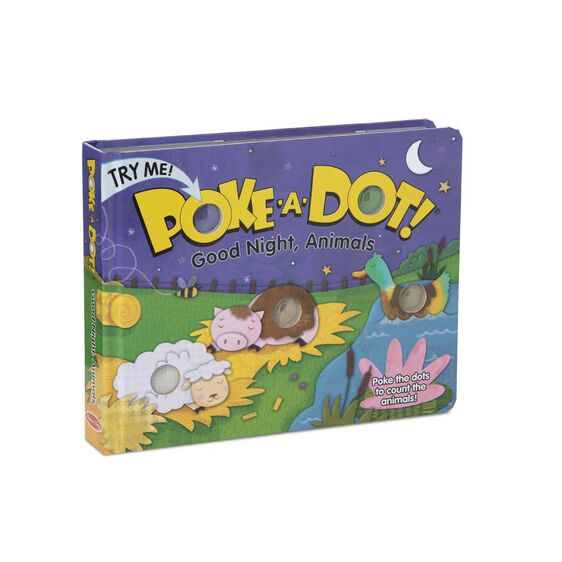 Poke A Dot Goodnight Animals by Melissa Doug