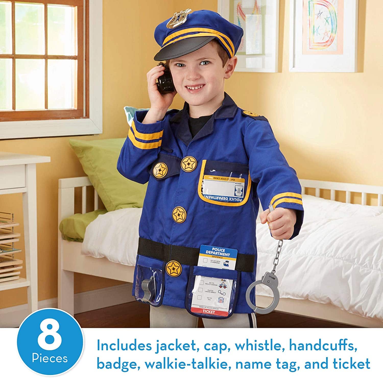 Police Officer Role Play Costume by Melissa Doug 1