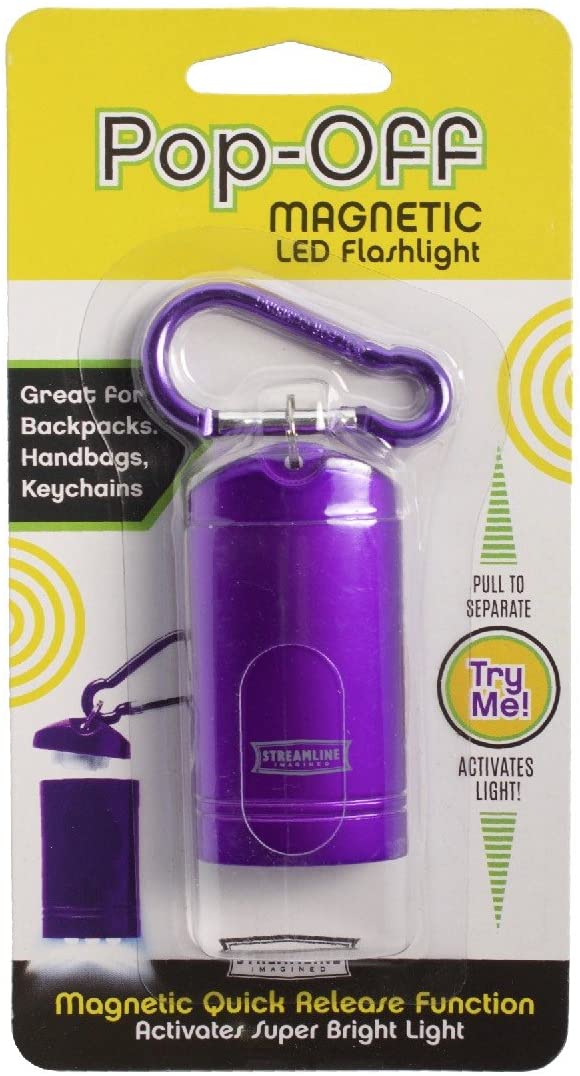 Pop Off Magnetic LED Flashlight-by-Streamline