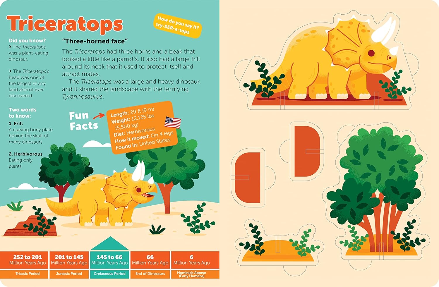 and Play with These Prehistoric Beasts-by-Sourcebooks