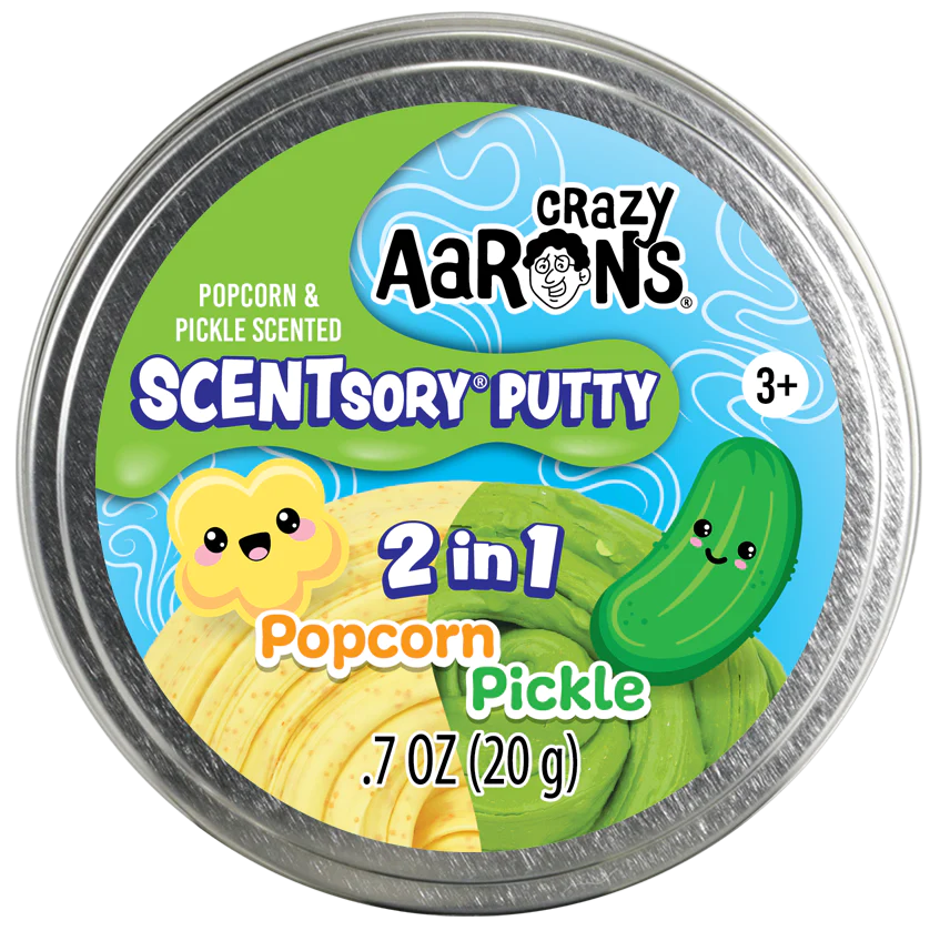 Popcorn and Pickle Thinking Putty - Scentsory Series-by-Crazy Aaron's Putty World