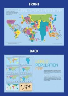 Population Map Placemat by ODTmaps