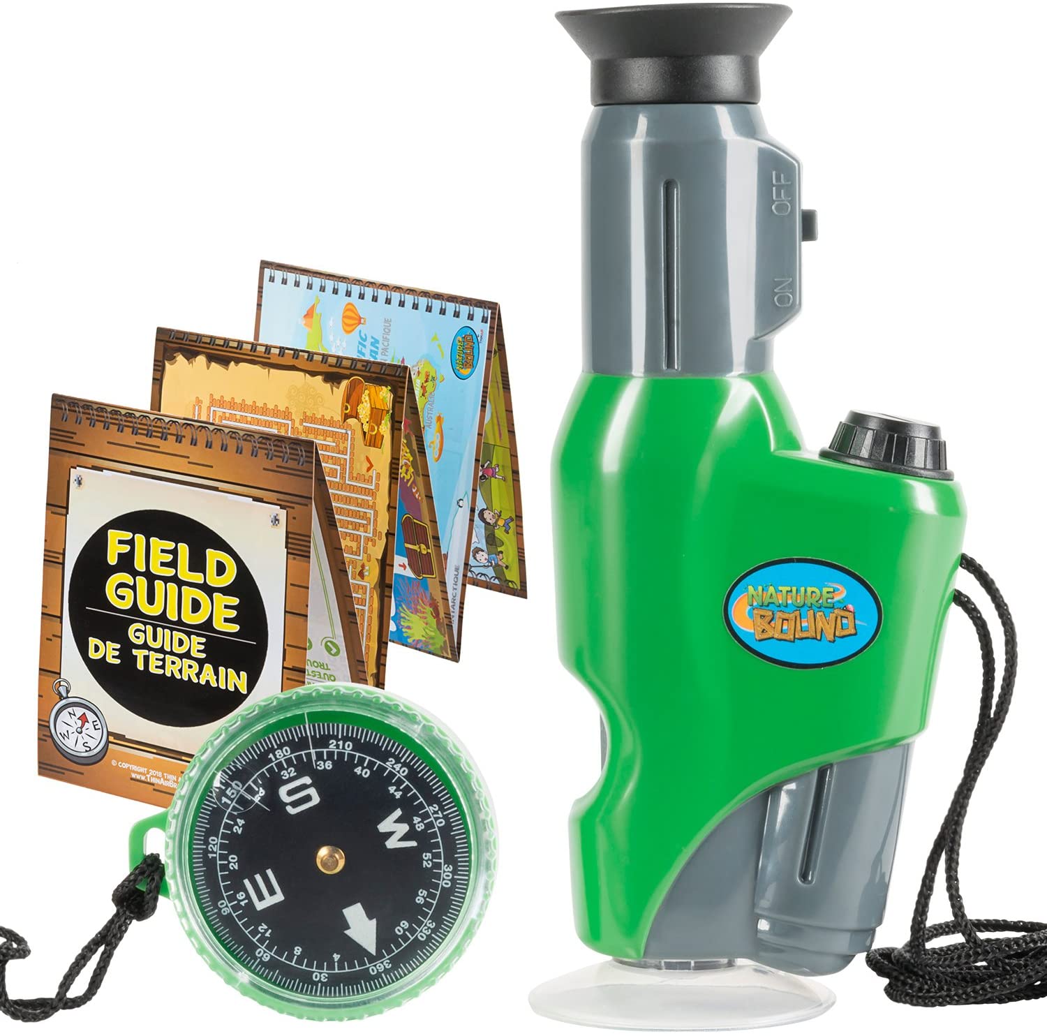 Portable Field Microscope with Compass by Thin Air 2