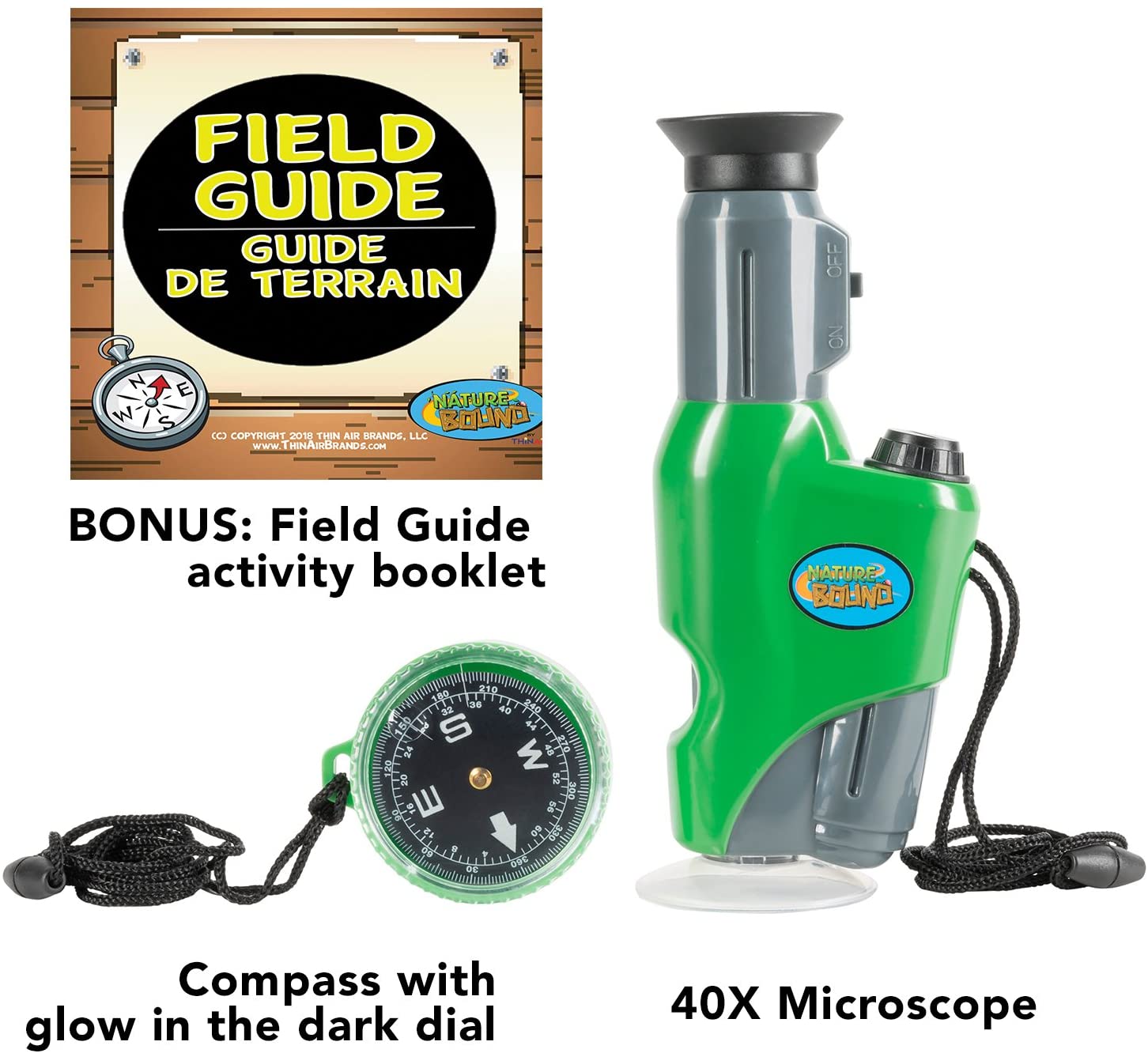 Portable Field Microscope with Compass by Thin Air 4