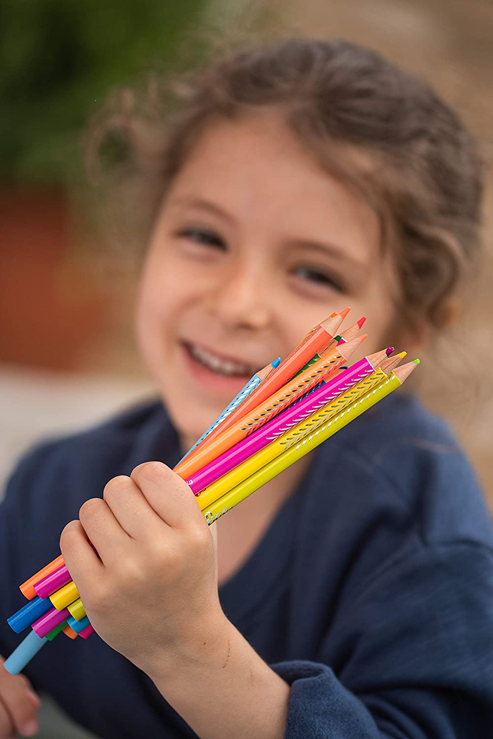 Positivity Fluorescent Colored Pencils by eeBoo 2