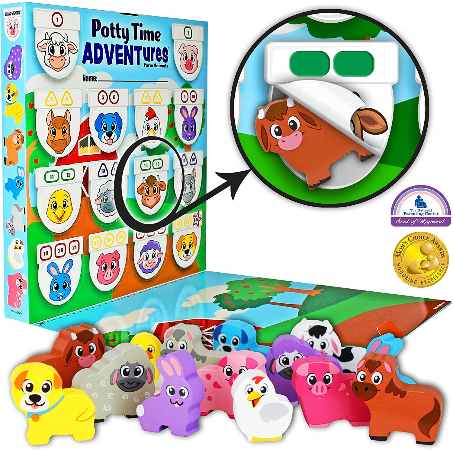 Potty Time Adventure Training Game Farm by Lil Advents