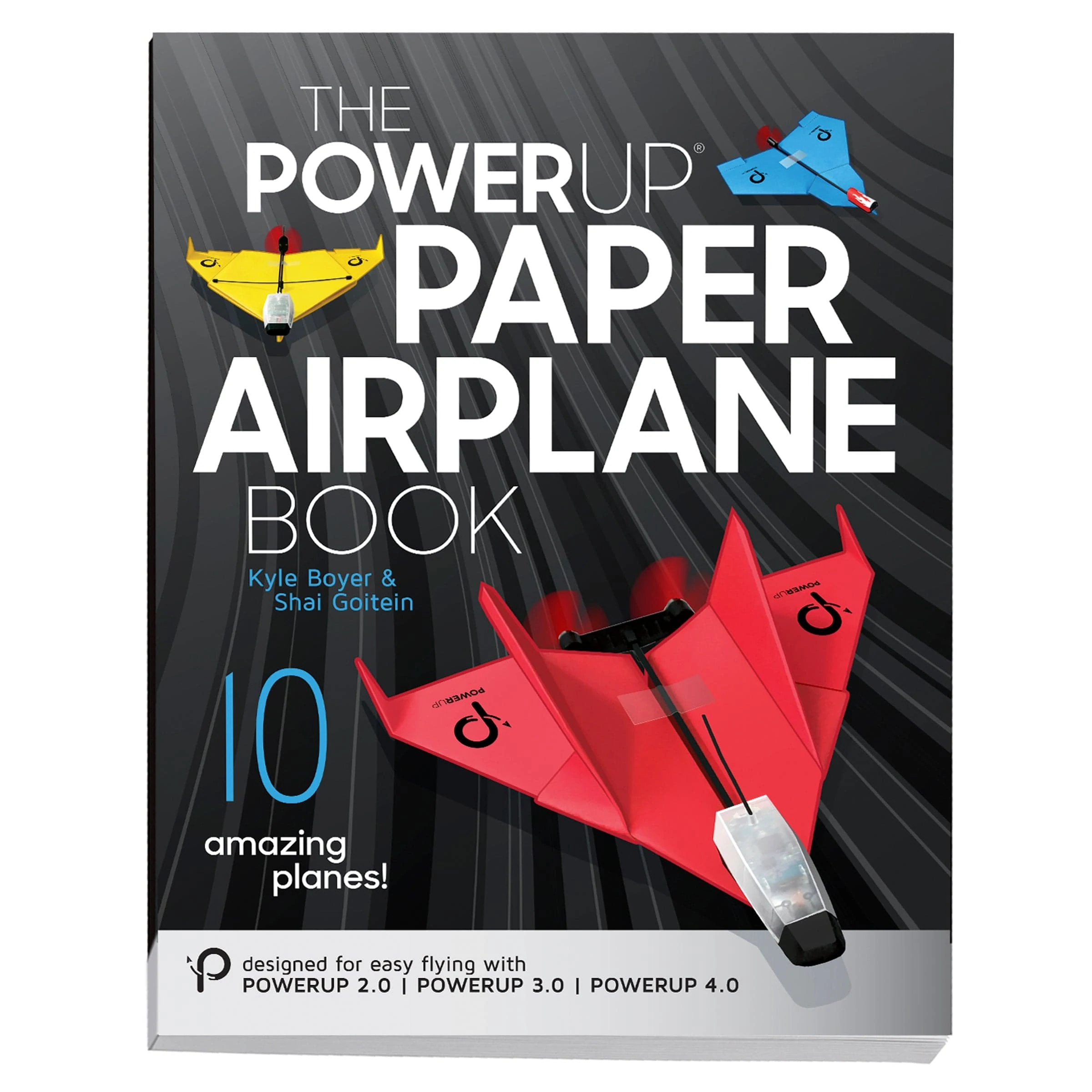 Power Up Paper Airplane Booik by Tailor