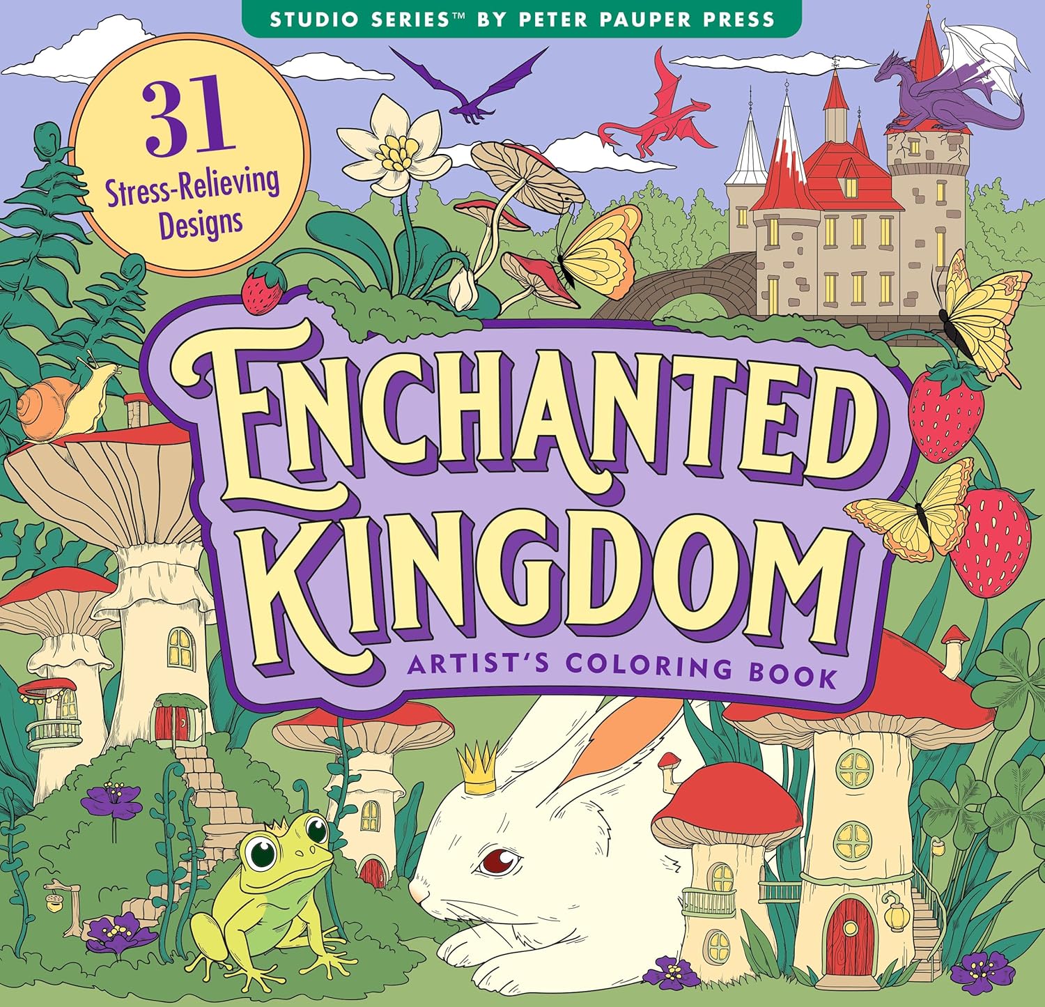 Enchanted Kingdom Adult Coloring Book by Peter Pauper Press