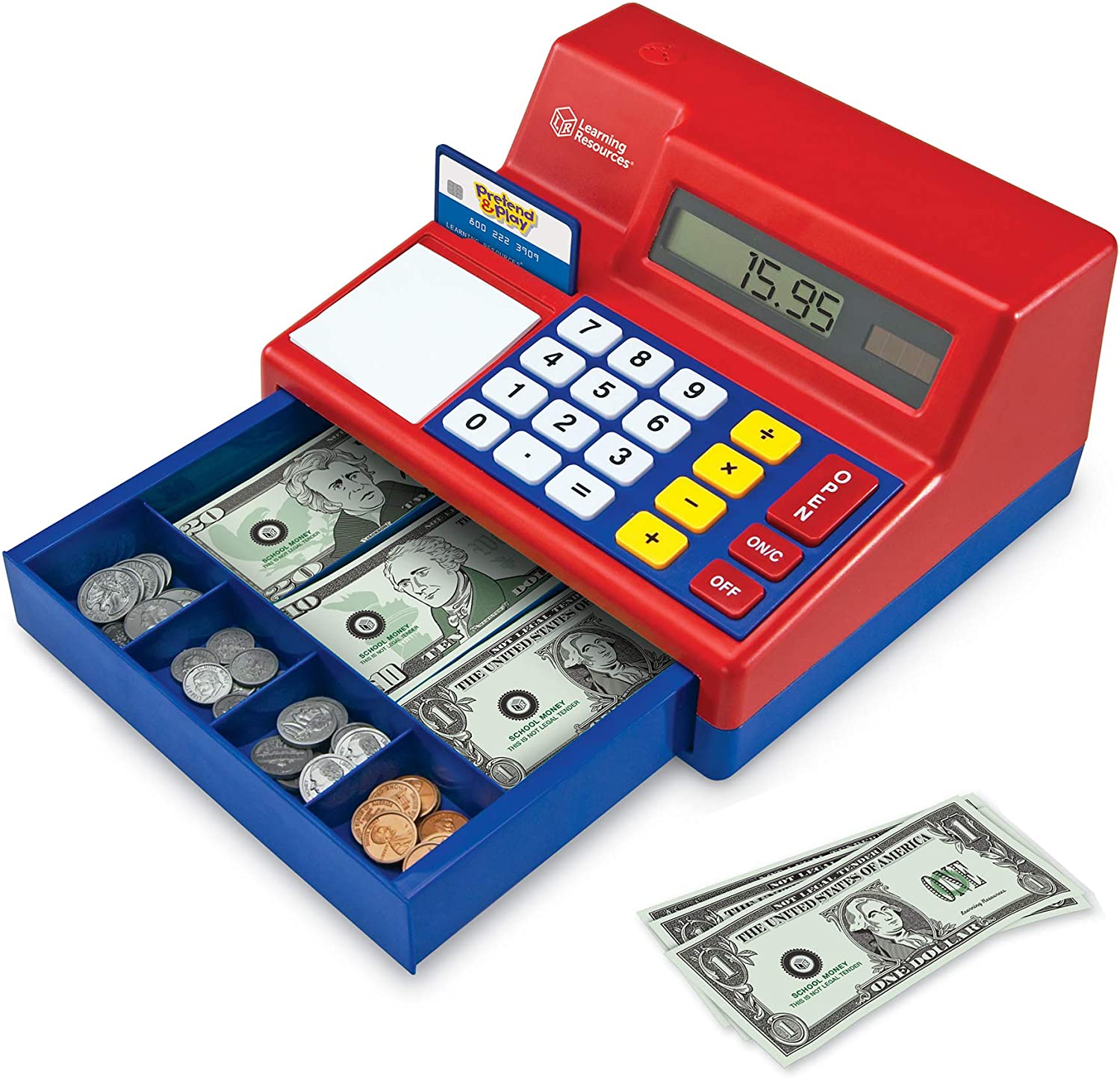 Pretend and Play Calculator Cash Register by Learning Resources 1