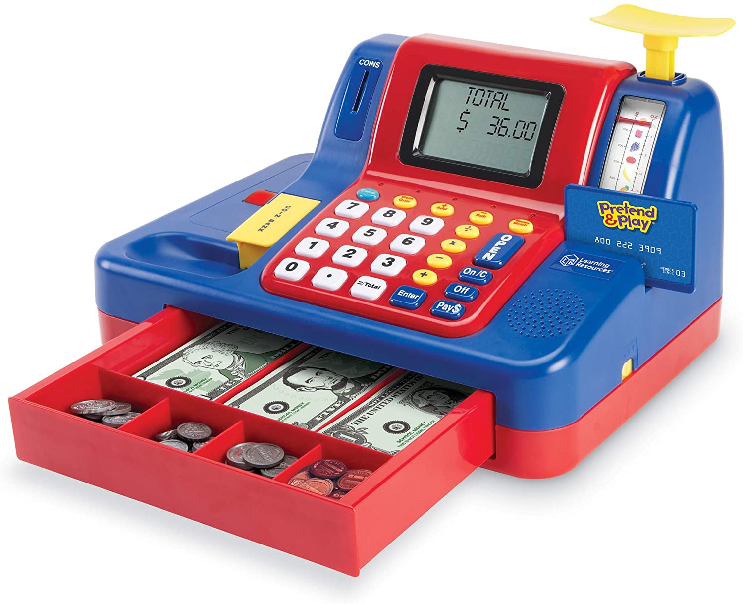 Pretend and Play Teaching Cash Register by Learning Resources 1