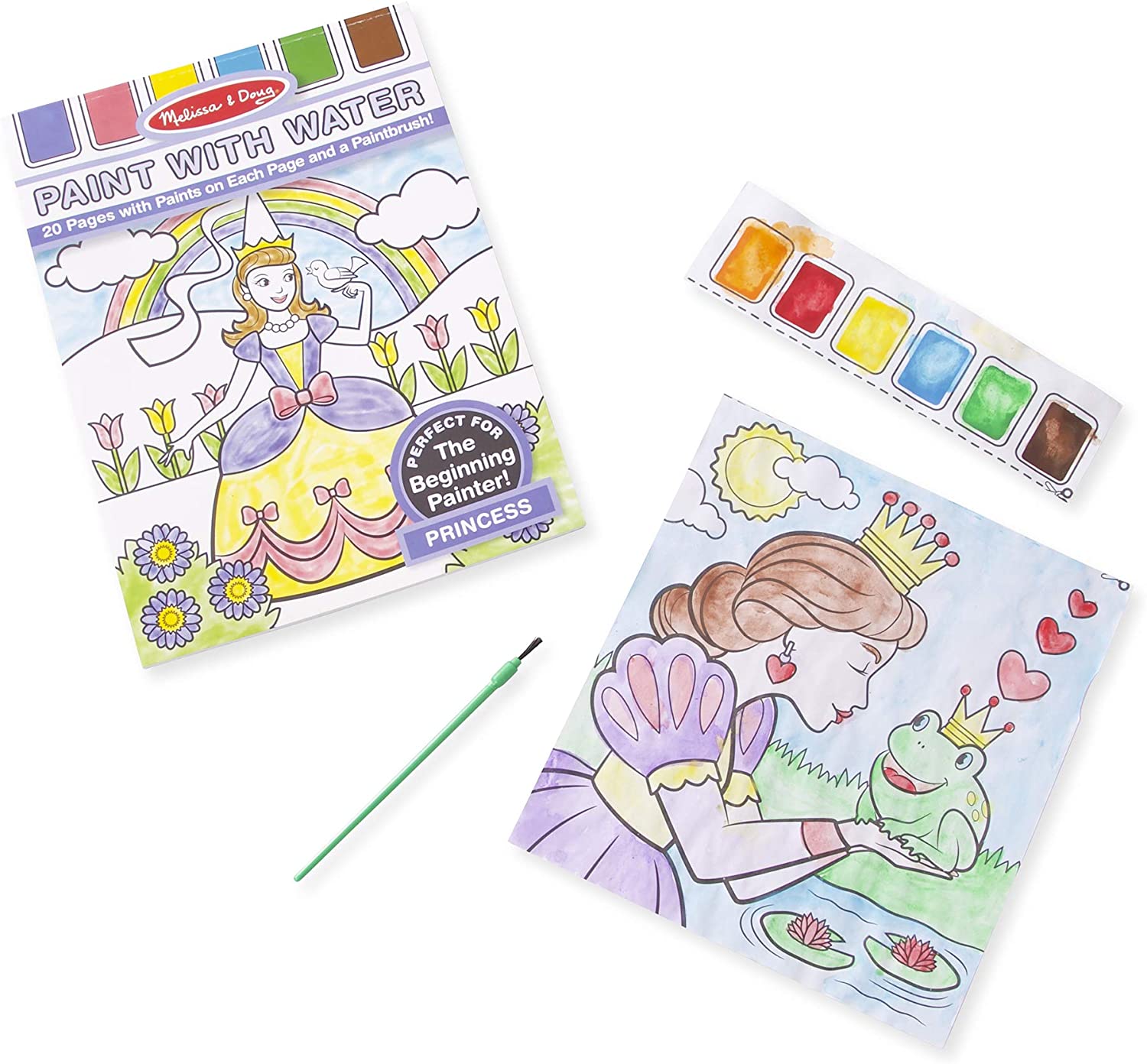 Princess Paint with Water Kids Art Pad by Melissa Doug 2