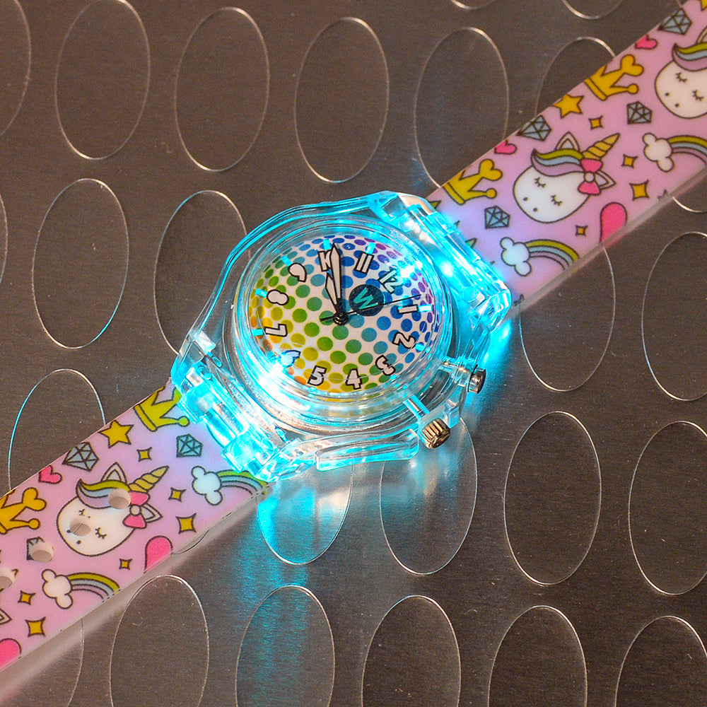 Princess Unicorn Glow LED Light UP Slap Watch by Watchitude 3