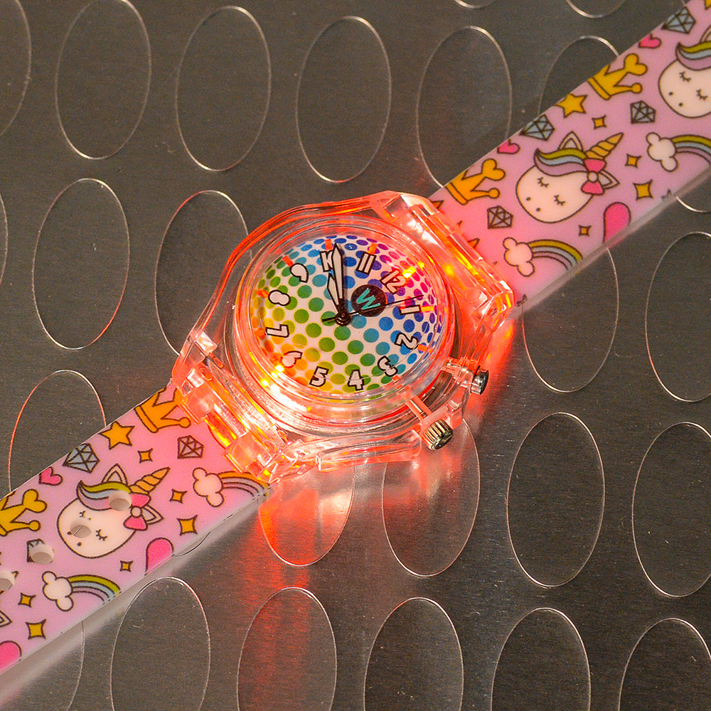 Princess Unicorn Glow LED Light UP Slap Watch by Watchitude 4