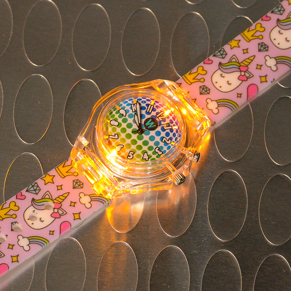 Princess Unicorn Glow LED Light UP Slap Watch by Watchitude 5