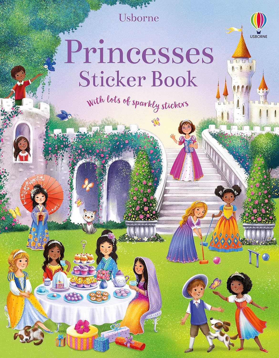 Princesses Sticker Book-by-Usborne