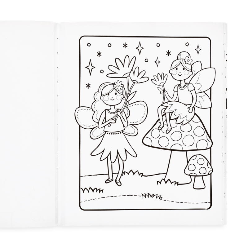 Princesses and Fairies Color in’ Book by ooly 1
