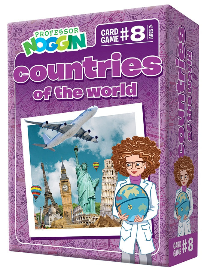 Professor Noggins Countries of the World Card Game by Outset Media