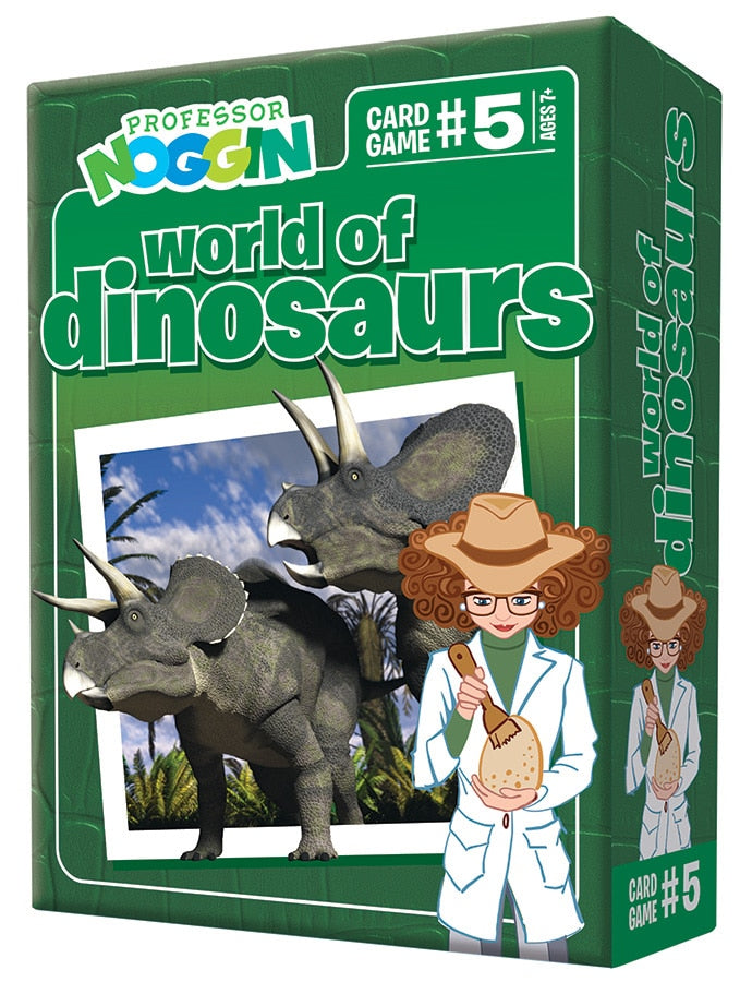 Professor Noggins Dinosaurs Card Game by Outset Media