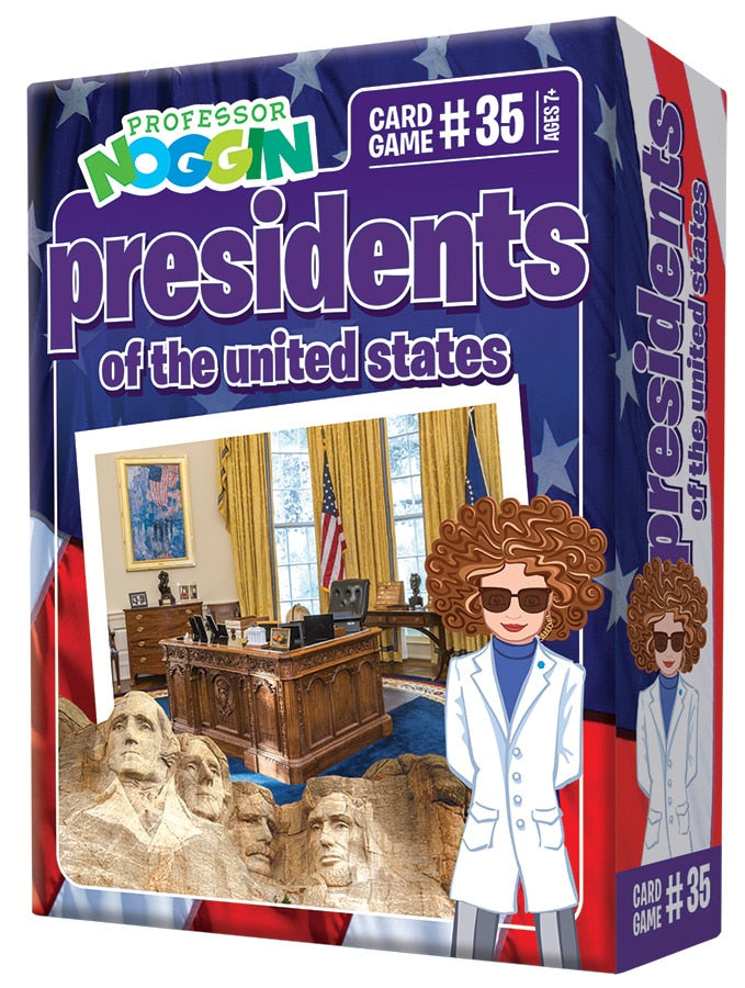 Professor Noggins Presidents of the United States Card Game by Outset Media