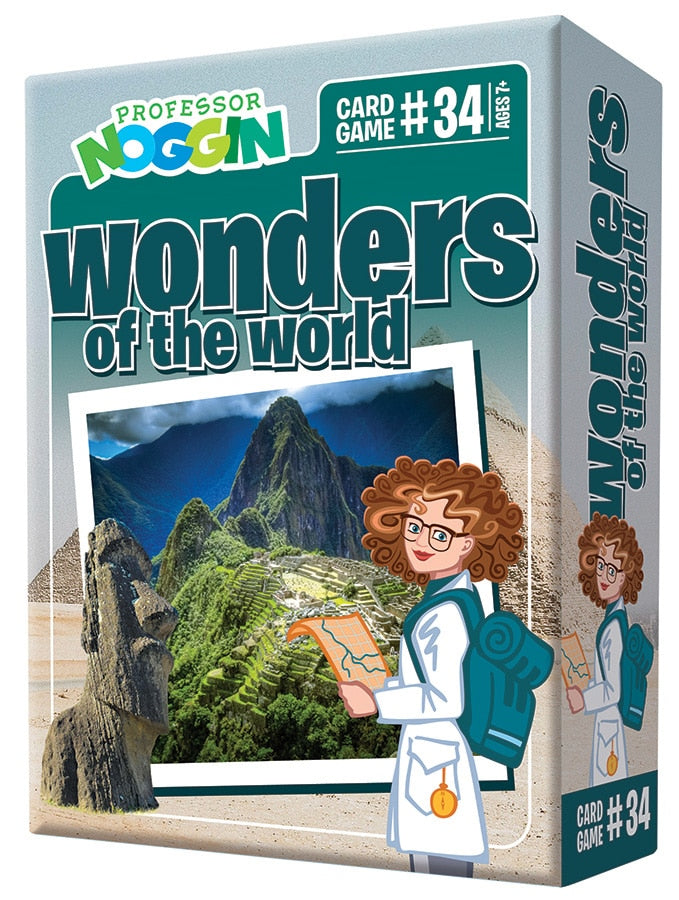 Professor Noiggins Wonders of the World Card Game by Outset Media