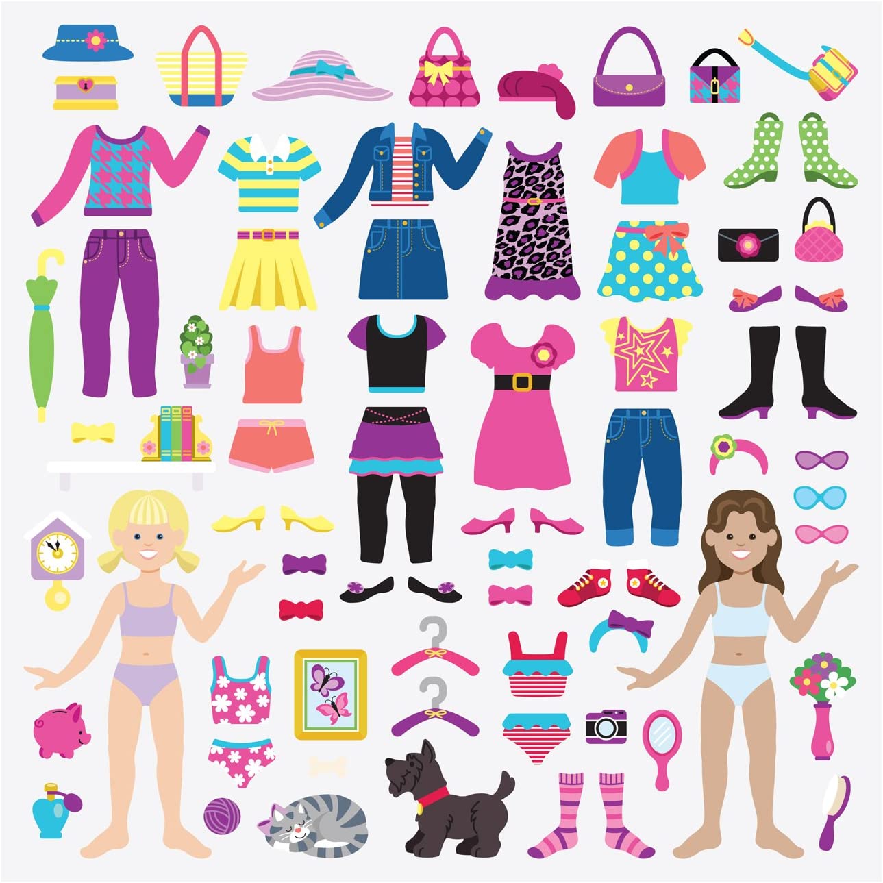 Puffy Stickers Play Set Dress Up by Melissa Doug 2