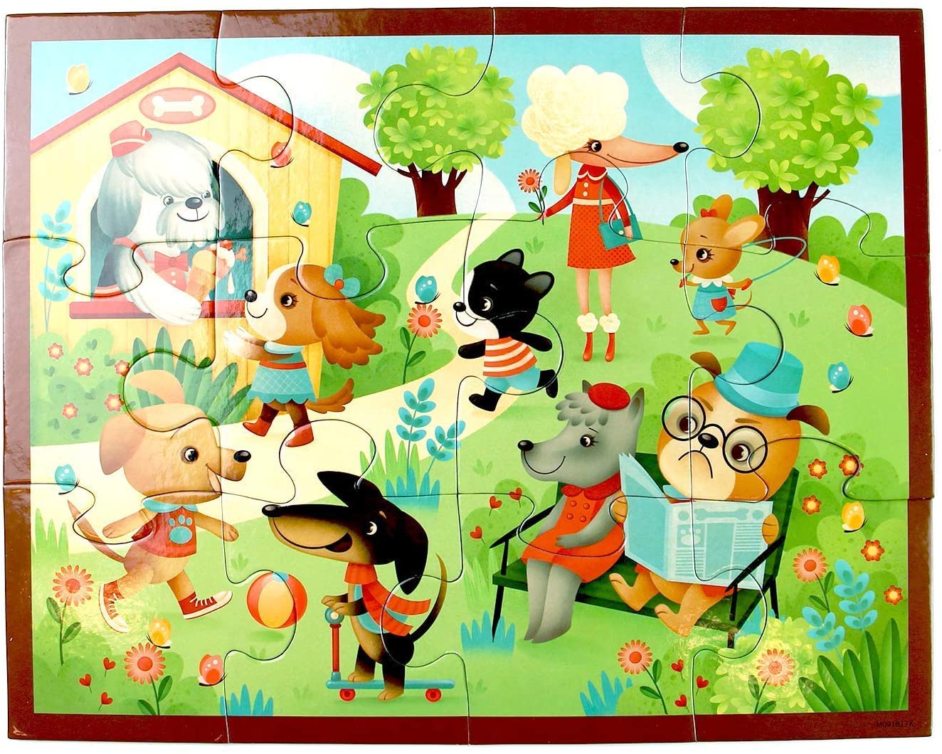 Puppy Playtime 12 Piece Pouch Puzzle by Mudpuppy 1