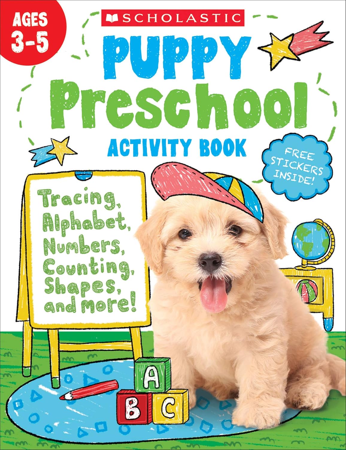 Puppy Preschool Activity Book-by-Scholastic